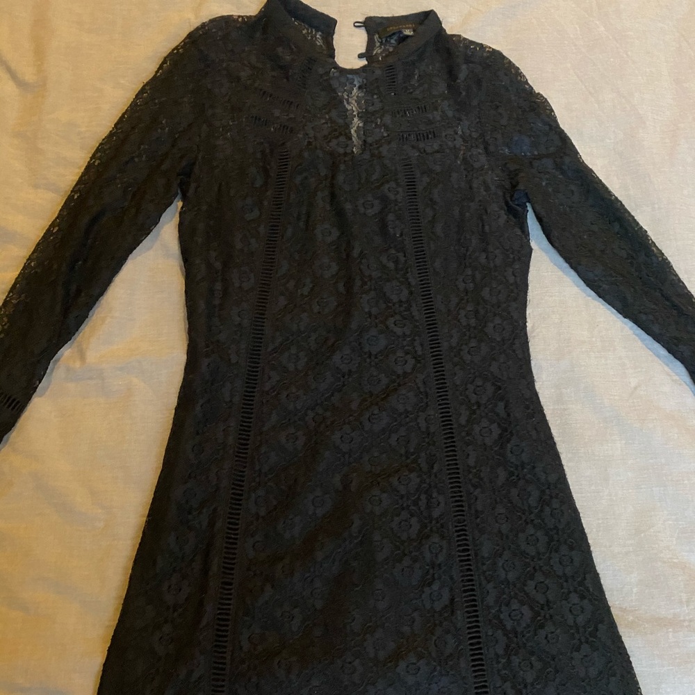 SOLD - DANCE AND MARVEL Long Sleeve Lace Dress - Picture 5 of 7